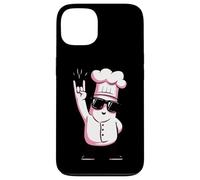 Carcasa para iPhone 13 Funny Chef Rockstar Cook Retro Style Rosa Diseño