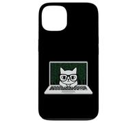 Carcasa para iPhone 13 Funny Coding Cat Computer Tech Ingeniero desarrollador de Software