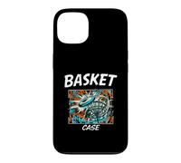 Carcasa para iPhone 13 Funny Disc Golf Basket Case Retro Pop Art