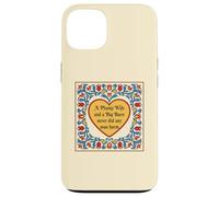Carcasa para iPhone 13 Funny Farm Life Plump Wife Big Barn Nunca Hizo Daño A Cualquier Hombre