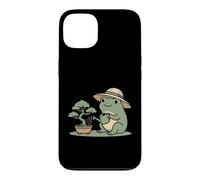 Carcasa para iPhone 13 Funny Frog Bonsai Gardening Japanese Style Plant Lover