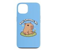 Carcasa para iPhone 13 Funny Kids Kawaii Meme Chill Rage Consumes Me Capybara Vibes