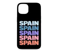 Carcasa para iPhone 13 Funny Modern Repetitive Text Design Spain Spaniard Europe