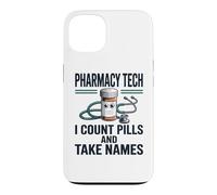 Carcasa para iPhone 13 Funny Pharmacy Tech Squad Asistente de farmacéutico CPhT