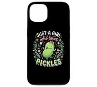 Carcasa para iPhone 13 Funny Pickle Costume, Just a Girl Who Loves Pickles
