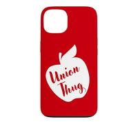 Carcasa para iPhone 13 Funny Red For Ed Union Thug Retro SpEd Teacher Appreciation