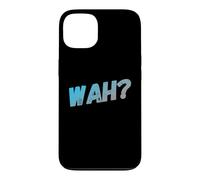 Carcasa para iPhone 13 Funny What IFS One Word Cita para La Gente Gracioso Hey Wah