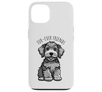 Carcasa para iPhone 13 Fur-Ever Friends - Lindo Cachorro de Dibujos Animados