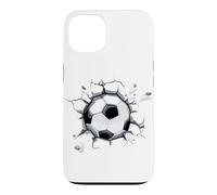 Carcasa para iPhone 13 Fútbol Amor Futbolista Europeo Funny Ball Burst Goal