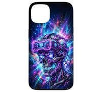 Carcasa para iPhone 13 Gamer Calavera Casco VR Videojuegos Gaming Skull Consola