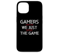 Carcasa para iPhone 13 Gamers Can't Die We Just Restart The Game Funny Gaming Meme