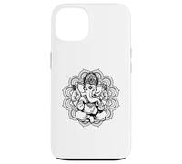 Carcasa para iPhone 13 Ganesha Mandala Hindú Dios Hinduismo Yoga Regalo
