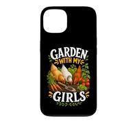 Carcasa para iPhone 13 Garden with My Girls Gallinas Huerto