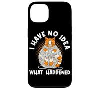 Carcasa para iPhone 13 Gato Divertido, no Tengo ni Idea de lo Que pasó, la dueña de Yarn Cat, Kitty