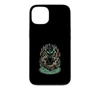 Carcasa para iPhone 13 Gato Negro Místico Grimorio Brujería Gótico Oculto