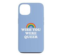 Carcasa para iPhone 13 Gay Pride Wish You were Queer Pride Rainbow LGBTQ Lesbian