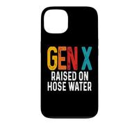 Carcasa para iPhone 13 Gen X Raised On Hose Agua Divertido Humor Retro Generación X