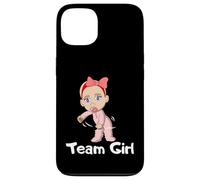 Carcasa para iPhone 13 Gender Reveal Party Team Girl Cute Flossing Baby Floss Gift
