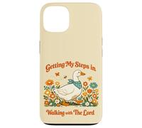Carcasa para iPhone 13 Getting My Steps in Walking with The Lord Christian Floral