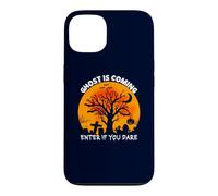 Carcasa para iPhone 13 Ghost Is Coming, entra si te atreves a una Divertida y aterradora Fiesta de Halloween