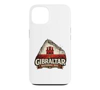 Carcasa para iPhone 13 Gibraltar National Day Rock Heritage Vintage Diseño Gráfico