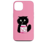 Carcasa para iPhone 13 Girls Cute Cat Strawberry Milk Kawaii Cow and Kitten