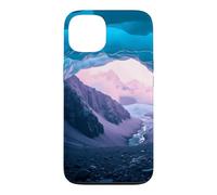 Carcasa para iPhone 13 Glacier Ice Cave Mountain Valley Artico Paisaje Obra De Arte