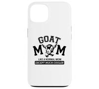 Carcasa para iPhone 13 Goat mom Like a Normal mom Except Much Colour