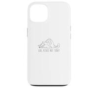 Carcasa para iPhone 13 God Please Not To Today Sleeping Cat Nope Not Today