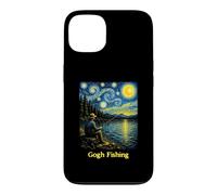 Carcasa para iPhone 13 Gogh Pesca Divertido Pescador Al Aire Libre Lago Arte Go Fish