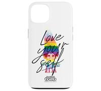 Carcasa para iPhone 13 Good Luck Trolls Love Your Self Rainbow