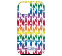 Carcasa para iPhone 13 Good Luck Trolls Rainbow All Over Print