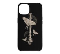 Carcasa para iPhone 13 Gótico Polilla Anatomía Columna Luna Oculto Naturaleza