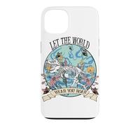 Carcasa para iPhone 13 Gráfico Floral de Dinosaurio Hear You Roar Empowerment