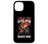 Carcasa para iPhone 13 Gráfico Retro de I Saw The Blood Moon 2026 Howling Wolves