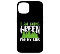 Carcasa para iPhone 13 Green Planet Me Estoy volviendo Verde para el Medio Ambiente de mis Hijos