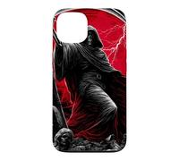 Carcasa para iPhone 13 Guadaña de la Parca Ángeles caídos Arte de Terror gótico Oscuro