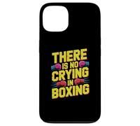 Carcasa para iPhone 13 Guantes de Boxeo Divertidos Retro con Texto en inglés «There Is No Crying In Boxing»