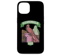 Carcasa para iPhone 13 Guatemala Quetzal Chapin 502 Tikal Antigua Guatemalteco Rosa