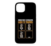 Carcasa para iPhone 13 Guía de Entrenamiento Schnauzer Miniatura - Schnauzer Dog Mom