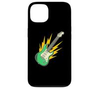 Carcasa para iPhone 13 Guitarra eléctrica Retro Lightning Bolt Rock Music Graphic