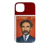 Carcasa para iPhone 13 Haile Selassie Vintage Stamp Ethiopian Emperor Rastafari