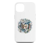 Carcasa para iPhone 13 Hamburgo Puerto Elba St.Pauli Marinero Souvenir Marítimo