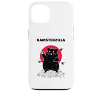 Carcasa para iPhone 13 Hamsterzilla Hámster Gigante Kaiju Parodia