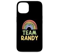 Carcasa para iPhone 13 Happy Colorful Team Randy Rainbow Pride Green Yellow