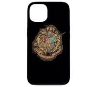 Carcasa para iPhone 13 Harry Potter Hogwarts Crest Knitted Patch Damaged