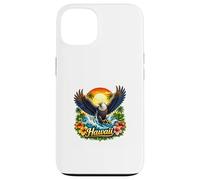 Carcasa para iPhone 13 Hawaii Eagle Tropical Sunset Island Pride
