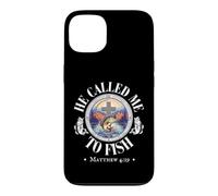 Carcasa para iPhone 13 He Called Me to Fish Christian Bass Fishing Matthew 4:19