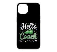 Carcasa para iPhone 13 Hello Coach Silbato Plaid Sports Mentor Design