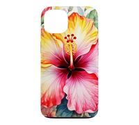 Carcasa para iPhone 13 Hibisco Aloha Flor Espiritual Hawaii Maui Oahu Kauai Isla